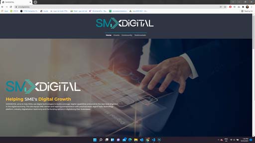 smxdigital Website screenshot